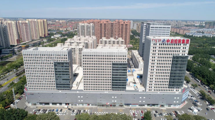 中啟盛建（通遼）金融商業(yè)中心城市綜合體工程（總建筑面積40.8萬(wàn)㎡）